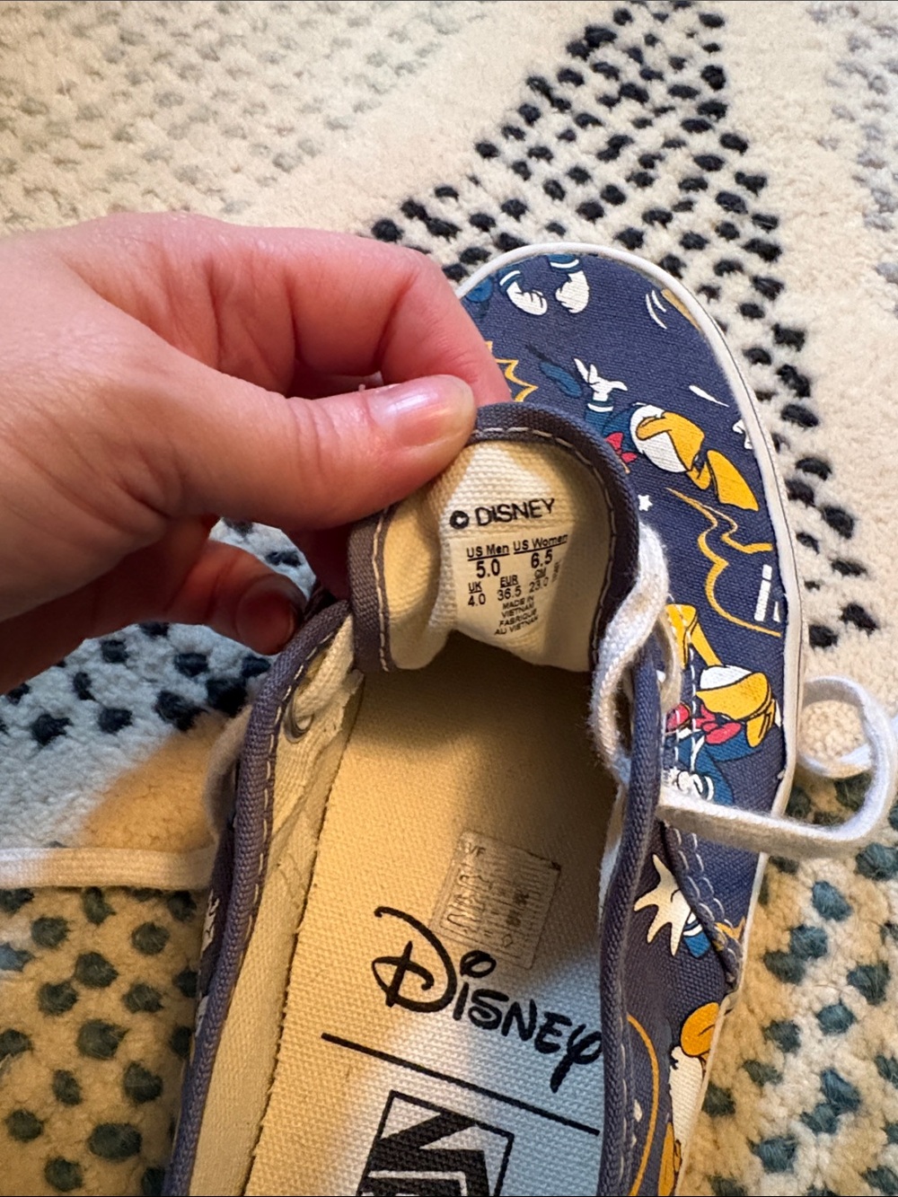 Vans and Disney Donald Duck Authentic - Picture 4 of 4